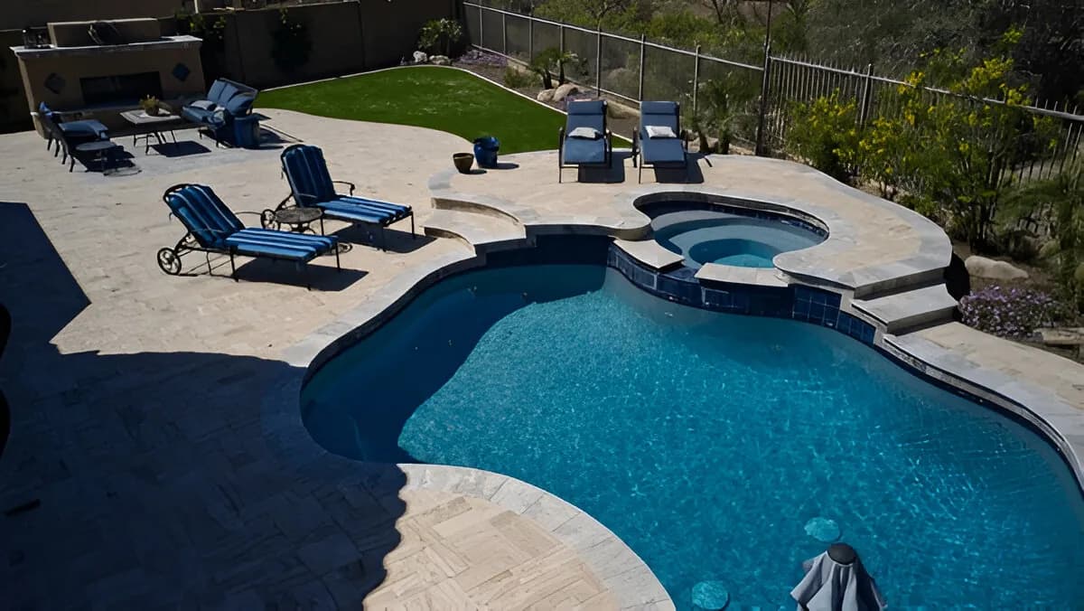 Pool renovation project in El Cajon by Quality Pools and Pavers